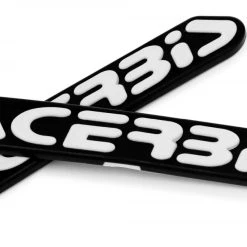 Budget 😉 ACERBIS REPLACEMENT PLASTIC LOGO STICKER BLACK WHITE 🌟