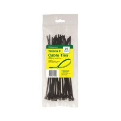 Discount ❤️ Tridon Cable Tie Black 200 X 5mm Pk25 🧨